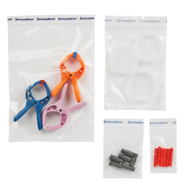 Resealable bag PE-LD 75x90 mm